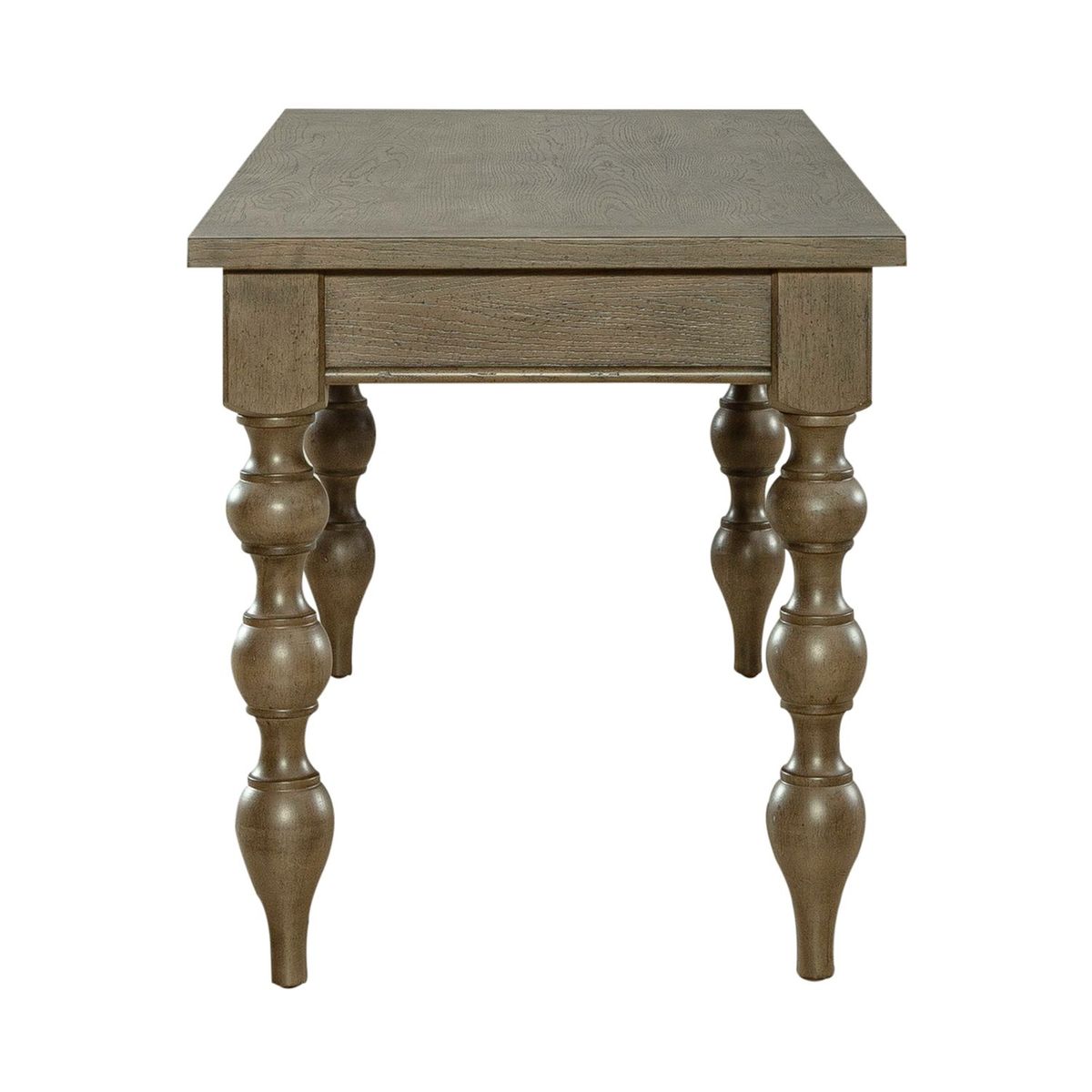 Liberty Furniture Americana Farmhouse Writing Desk in Dusty Taupe