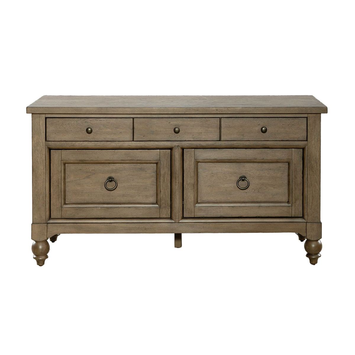 Liberty Furniture Americana Farmhouse Credenza in Dusty Taupe