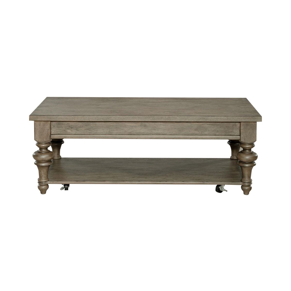 Liberty Furniture Americana Farmhouse Rectangular Cocktail Table in Dusty Taupe