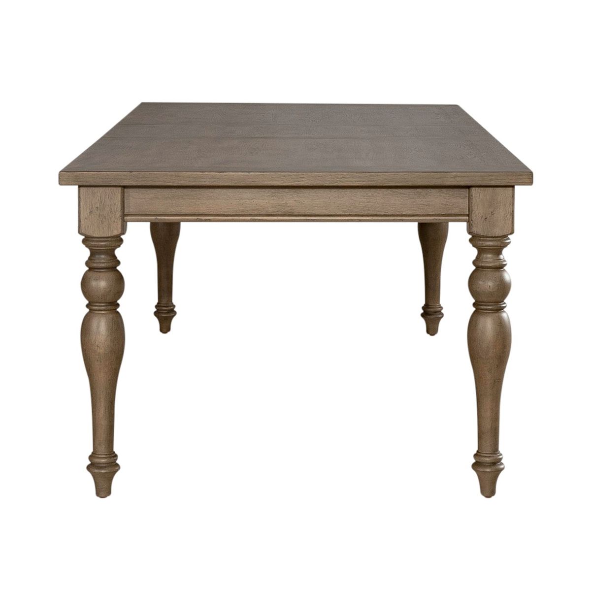 Liberty Furniture Americana Farmhouse Rectangular Leg Table in Dusty Taupe & Black