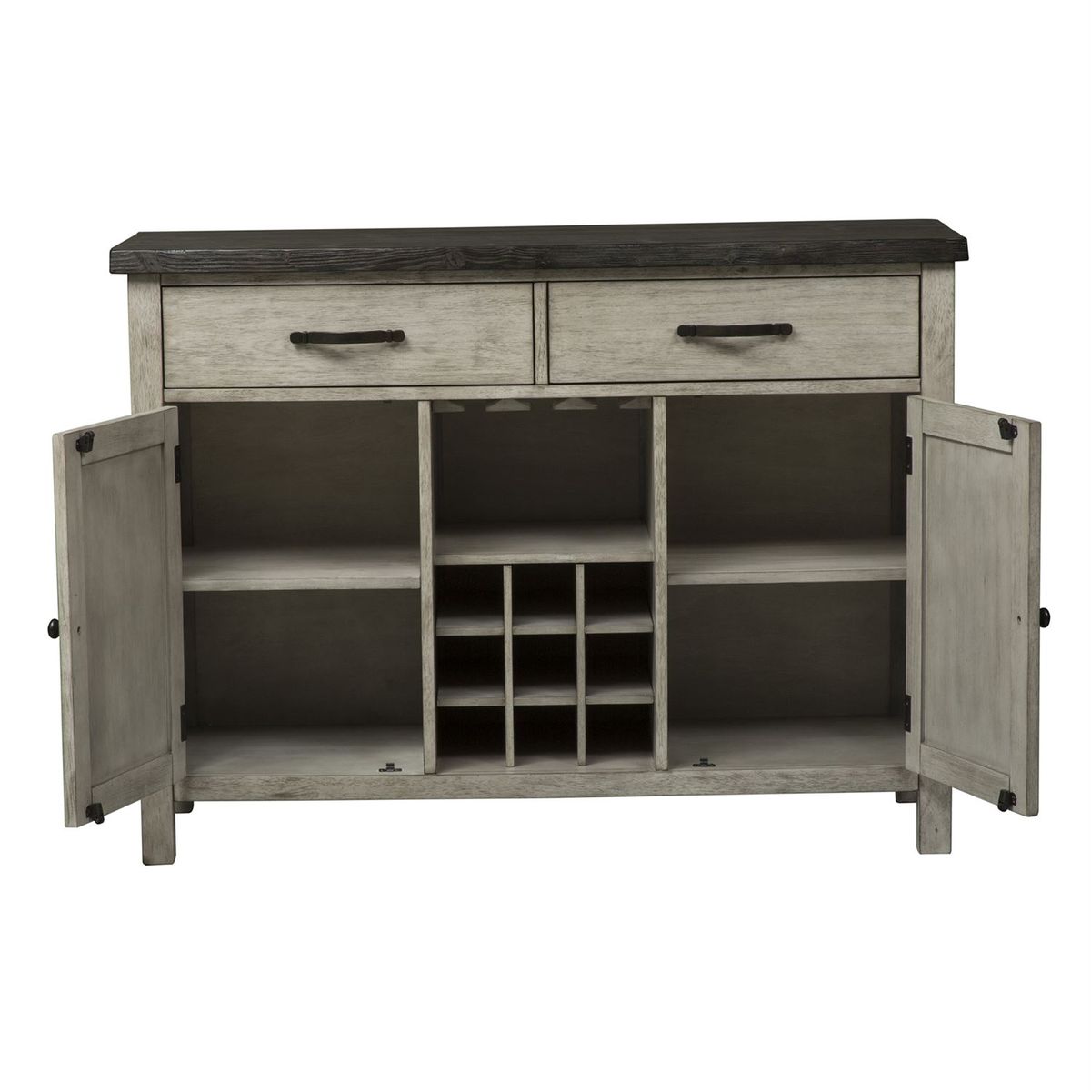 Liberty Furniture Willowrun Sideboard in Rustic White
