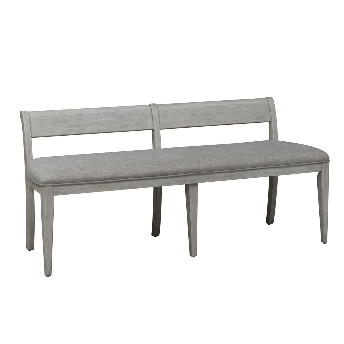 Liberty Furniture Farmhouse Reimagined Upholstered Bench (RTA) in Antique White