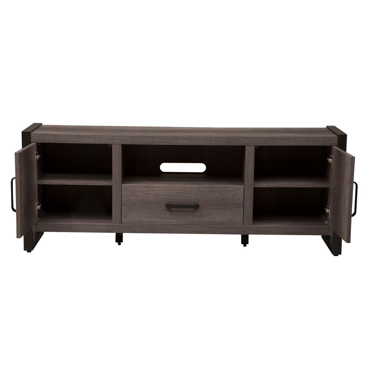 Liberty Farmhouse Tanners Creek Entertainment TV Stand in Greystone