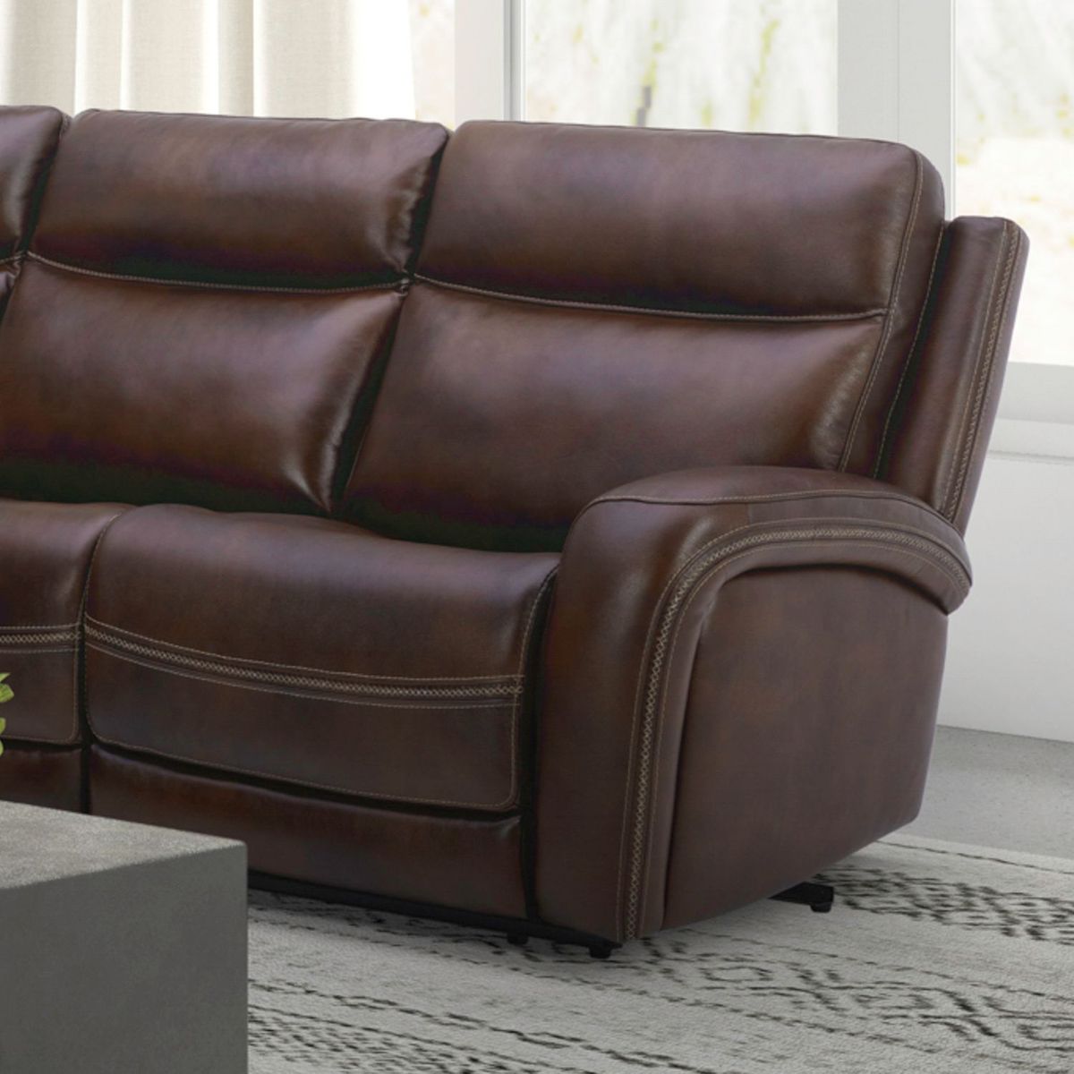 Liberty Furniture Blair Right Arm Recliner P2 & ZG in Cognac