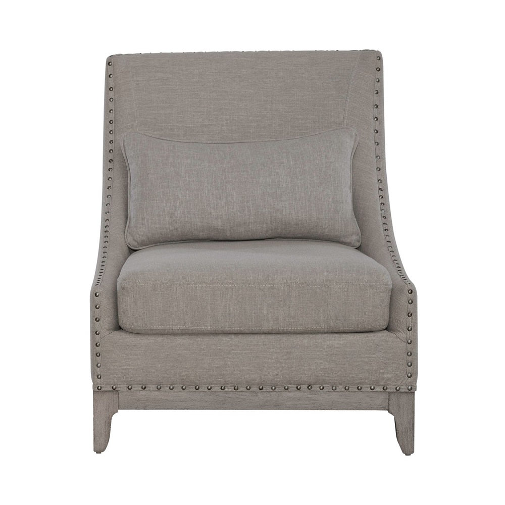 Liberty Furniture Harlequin Upholstered Accent Chair in Weathered Linen