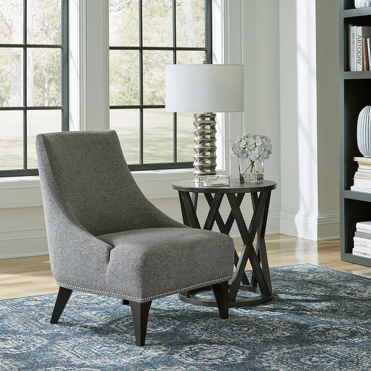 Liberty Furniture Kendall Upholstered Accent Chair in Charcoal