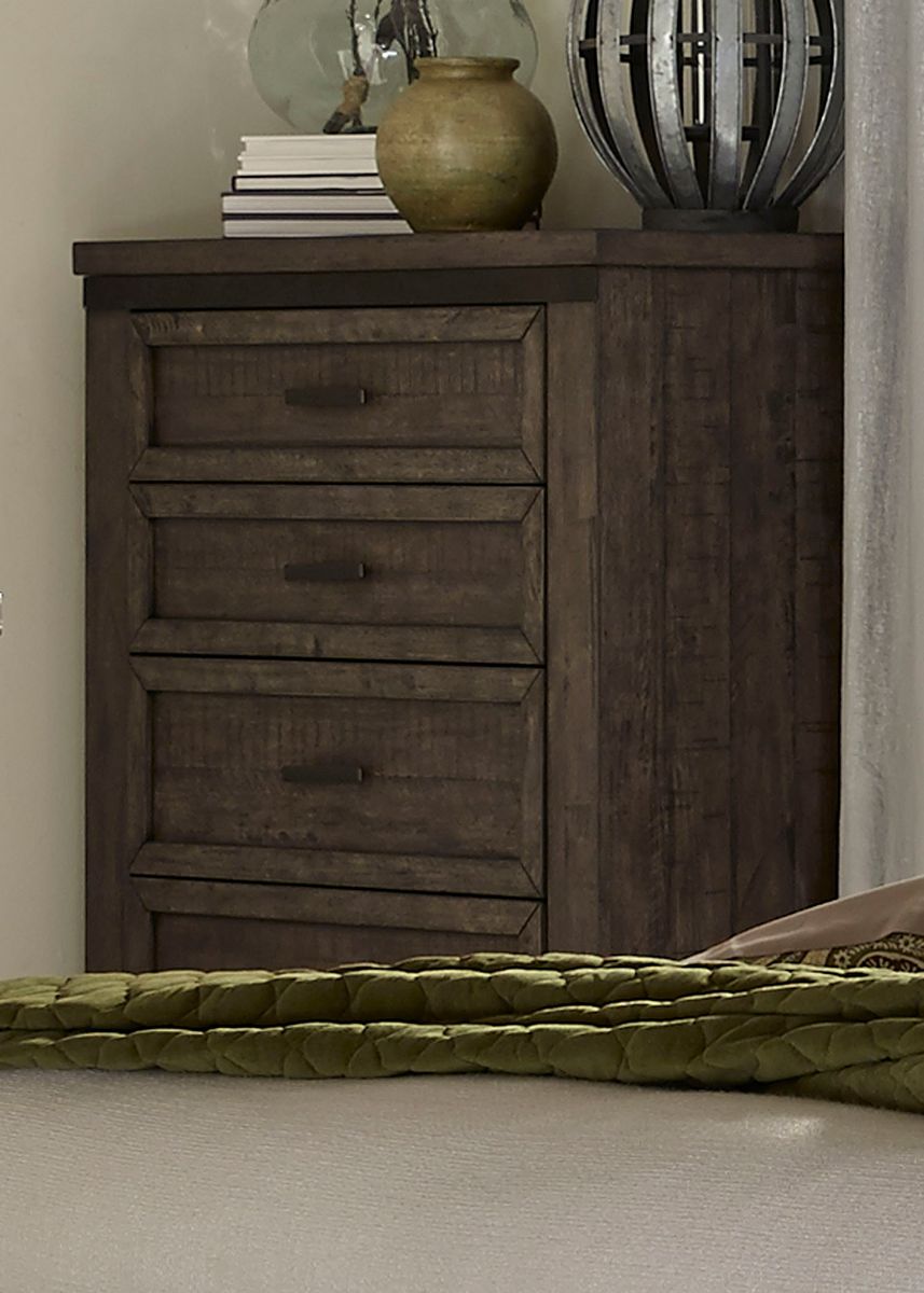 Liberty Thornwood Hills 5-Drawer Chest in Rock Beaten Gray