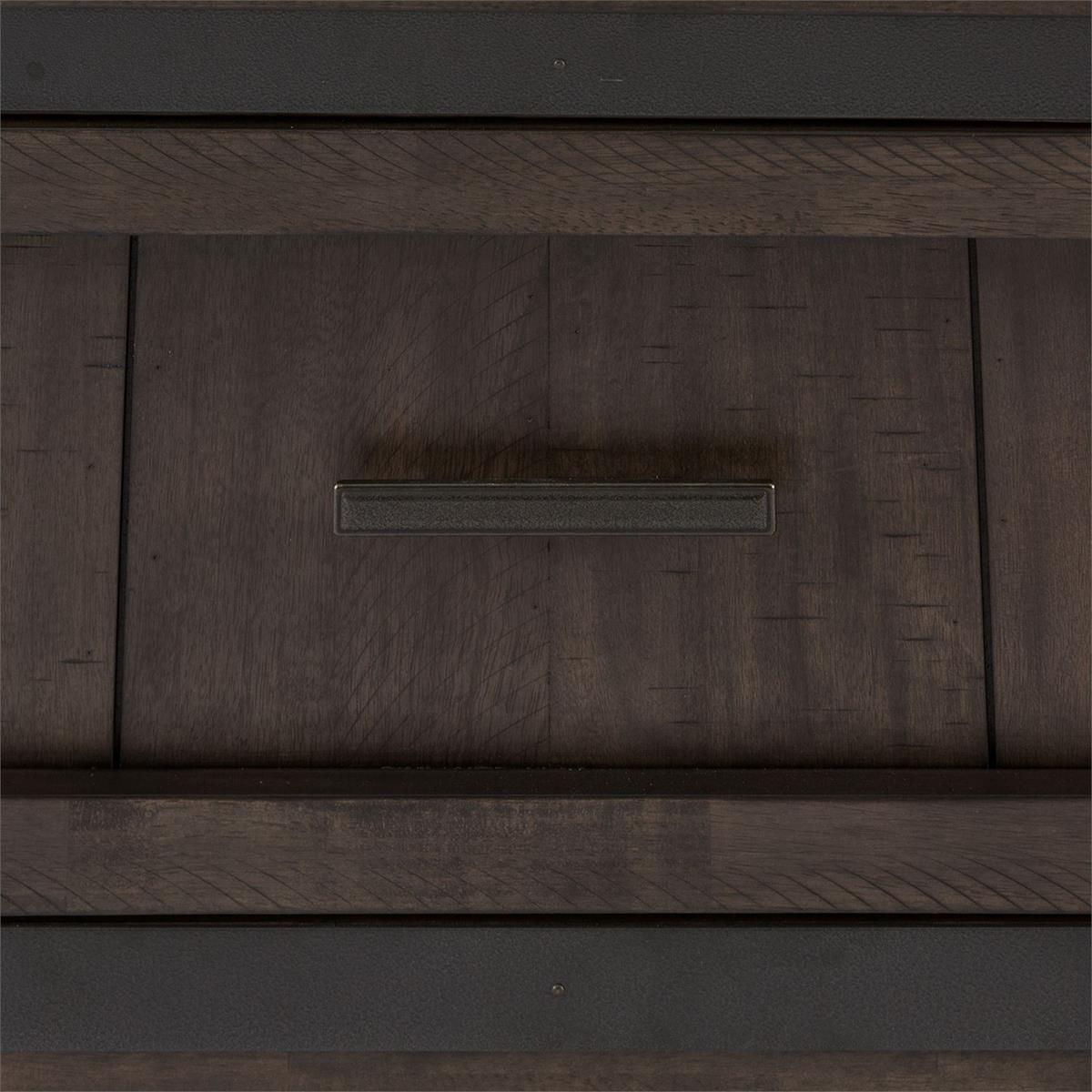 Liberty Furniture Thornwood Hills Full Bookcase Bed in Rock Beaten Gray