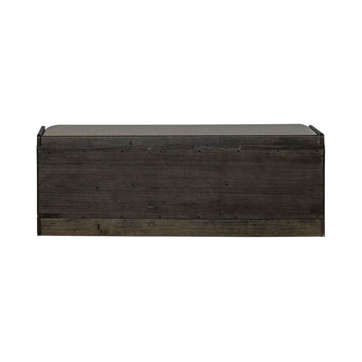 Liberty Furniture Mill Creek Wall Bench in Peppercorn
