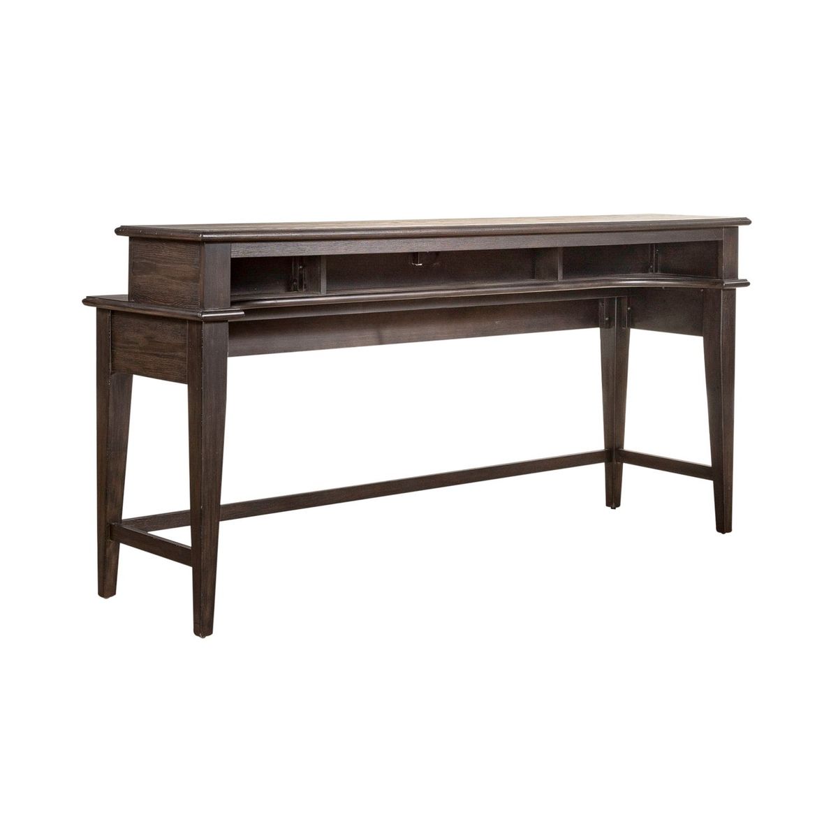 Liberty Furniture Mill Creek Console Bar Table in Peppercorn image