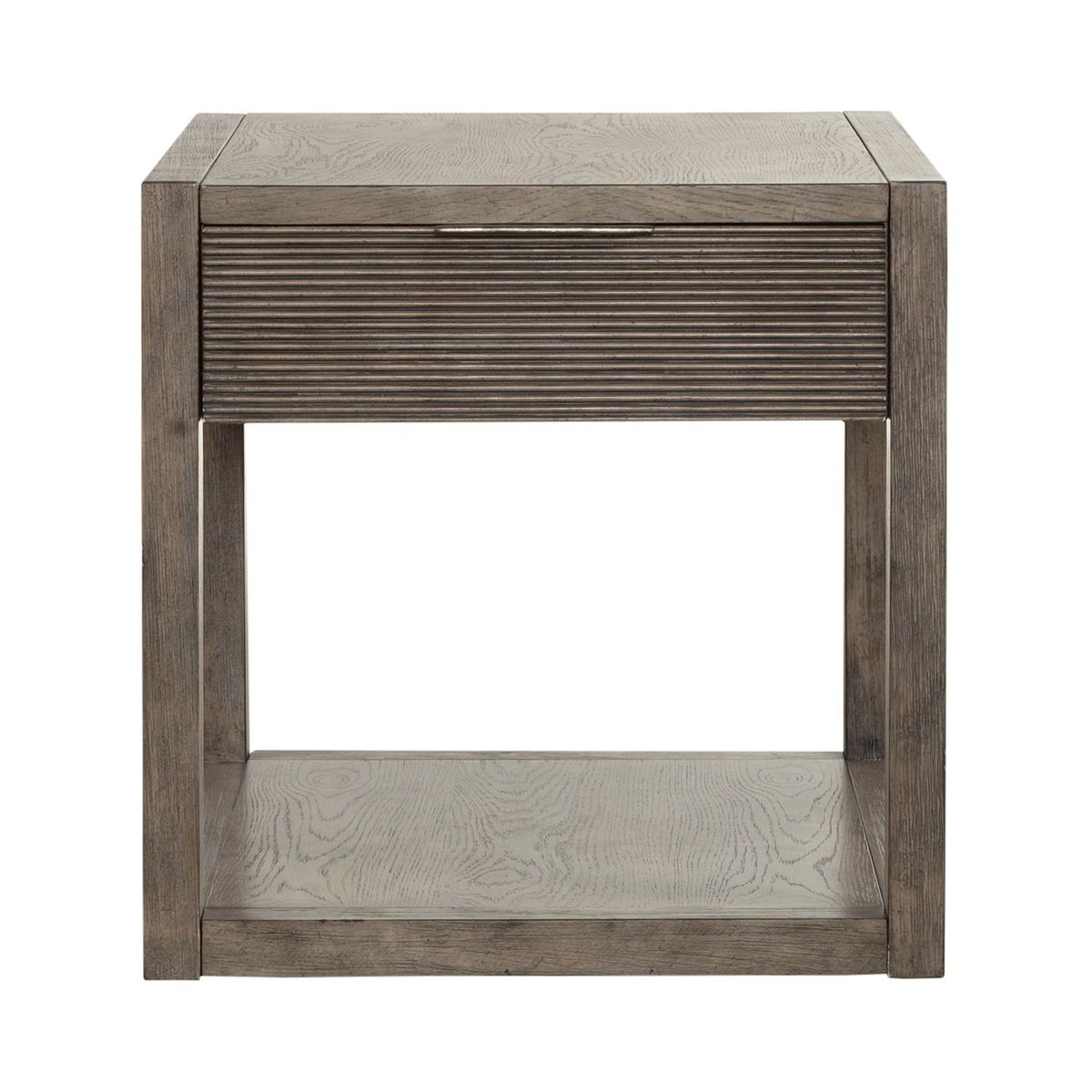 Liberty Furniture Bartlett Field End Table in Dusty Taupe