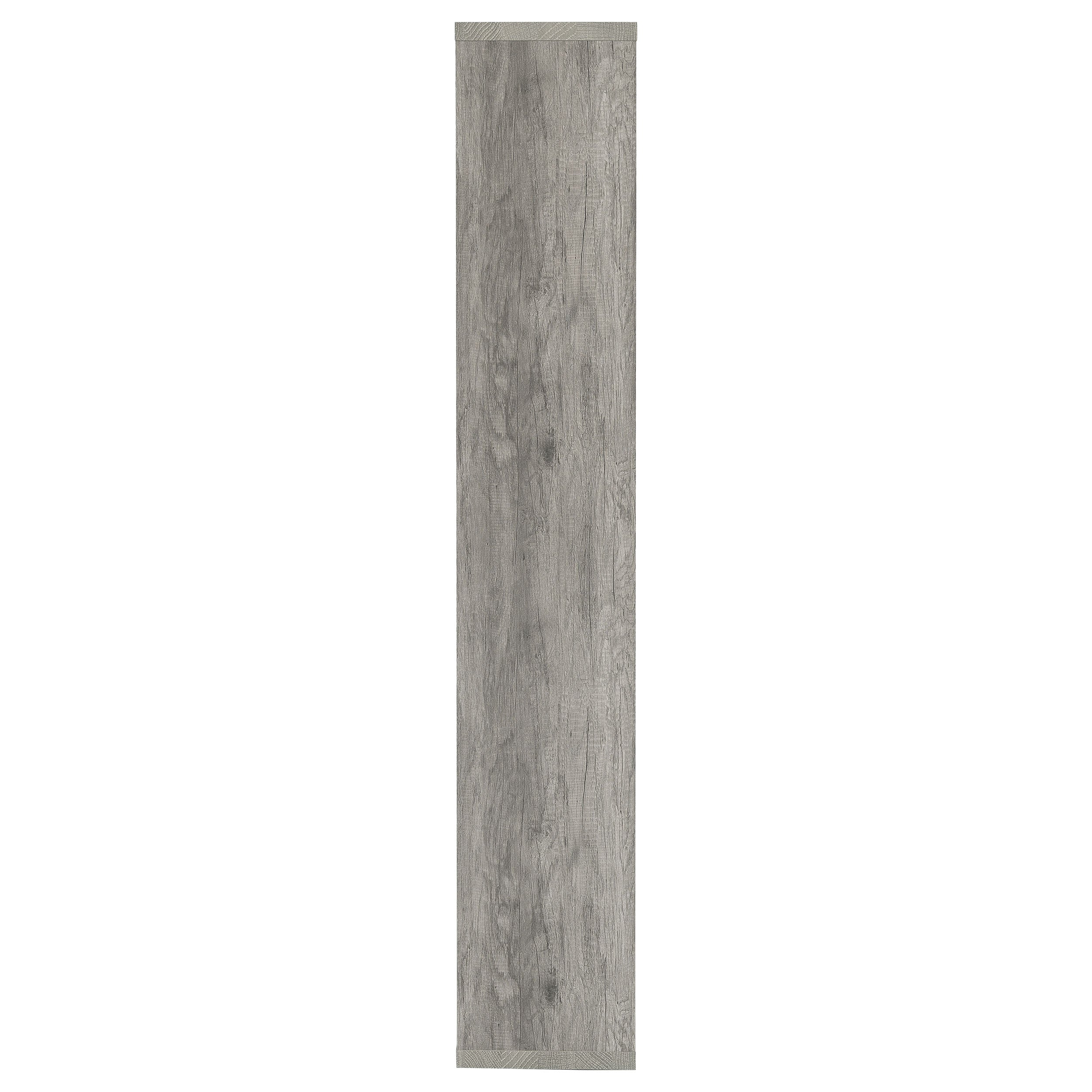 Theo 10-shelf Bookcase Weathered Grey