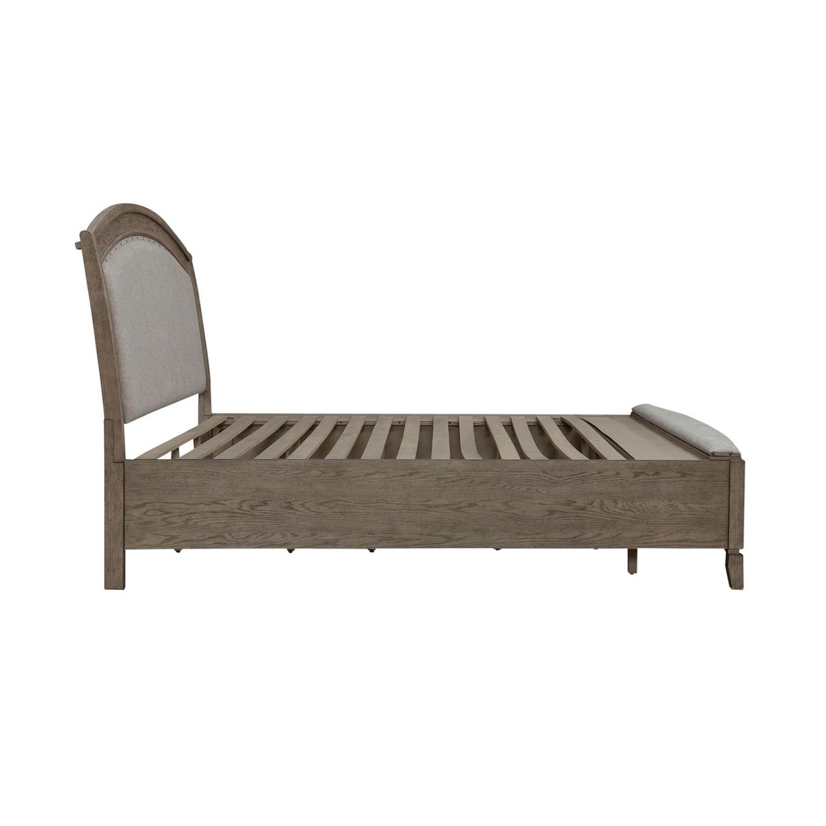 Liberty Furniture Avalon King Upholstered Storage Bed in Burnished Beige