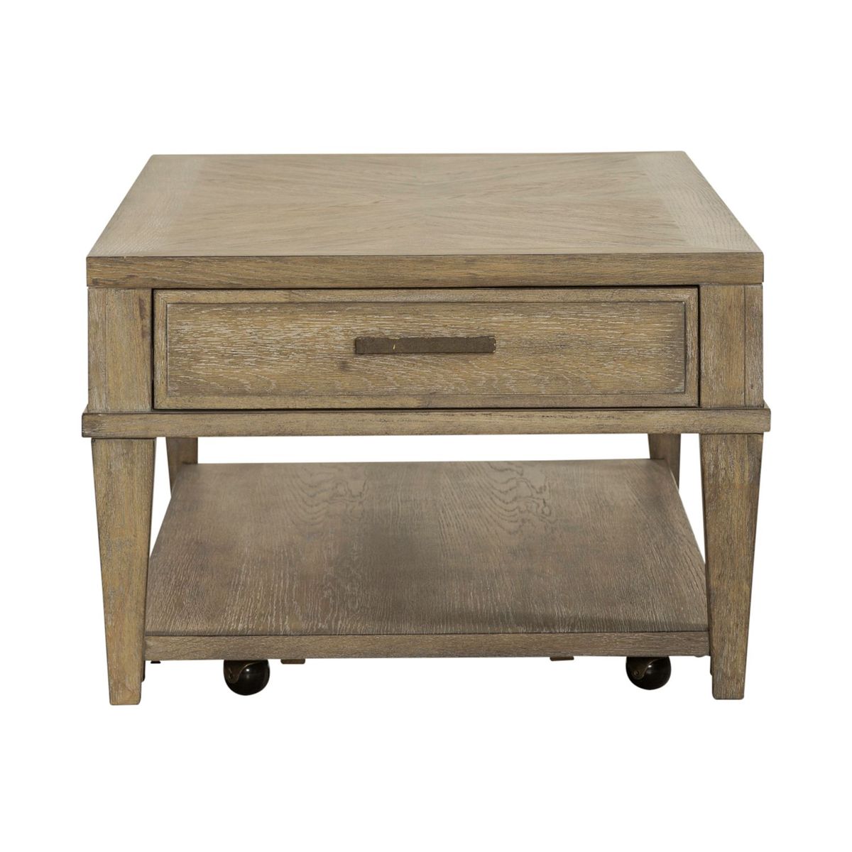 Liberty Furniture Devonshire Cocktail Table in Weathered Sandstone