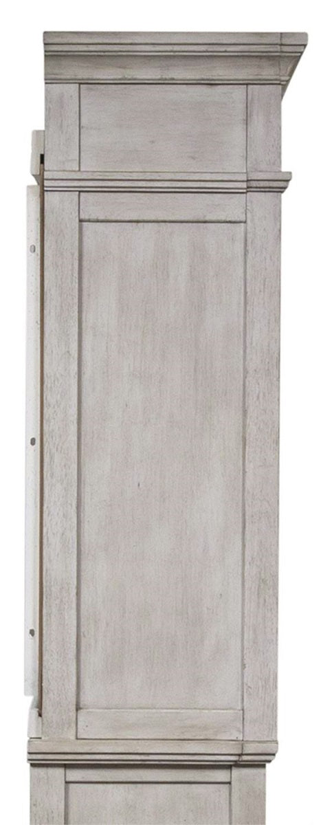 Liberty Heartland 66" Entertainment Center with Piers in Antique White