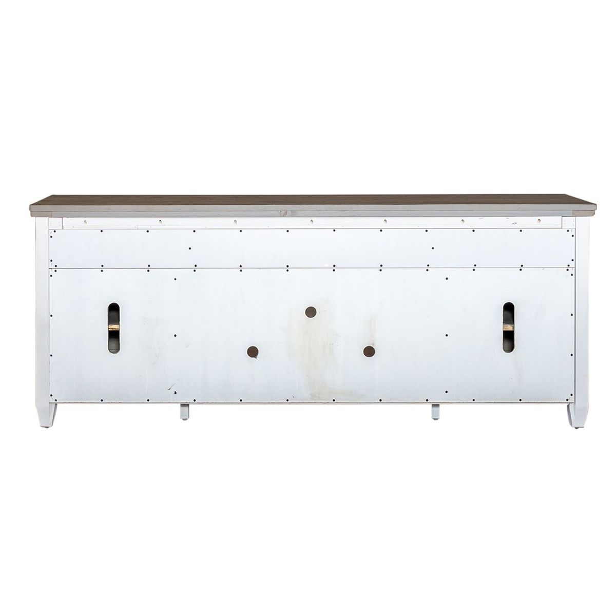Liberty Heartland 76" Tile TV Console in Antique White