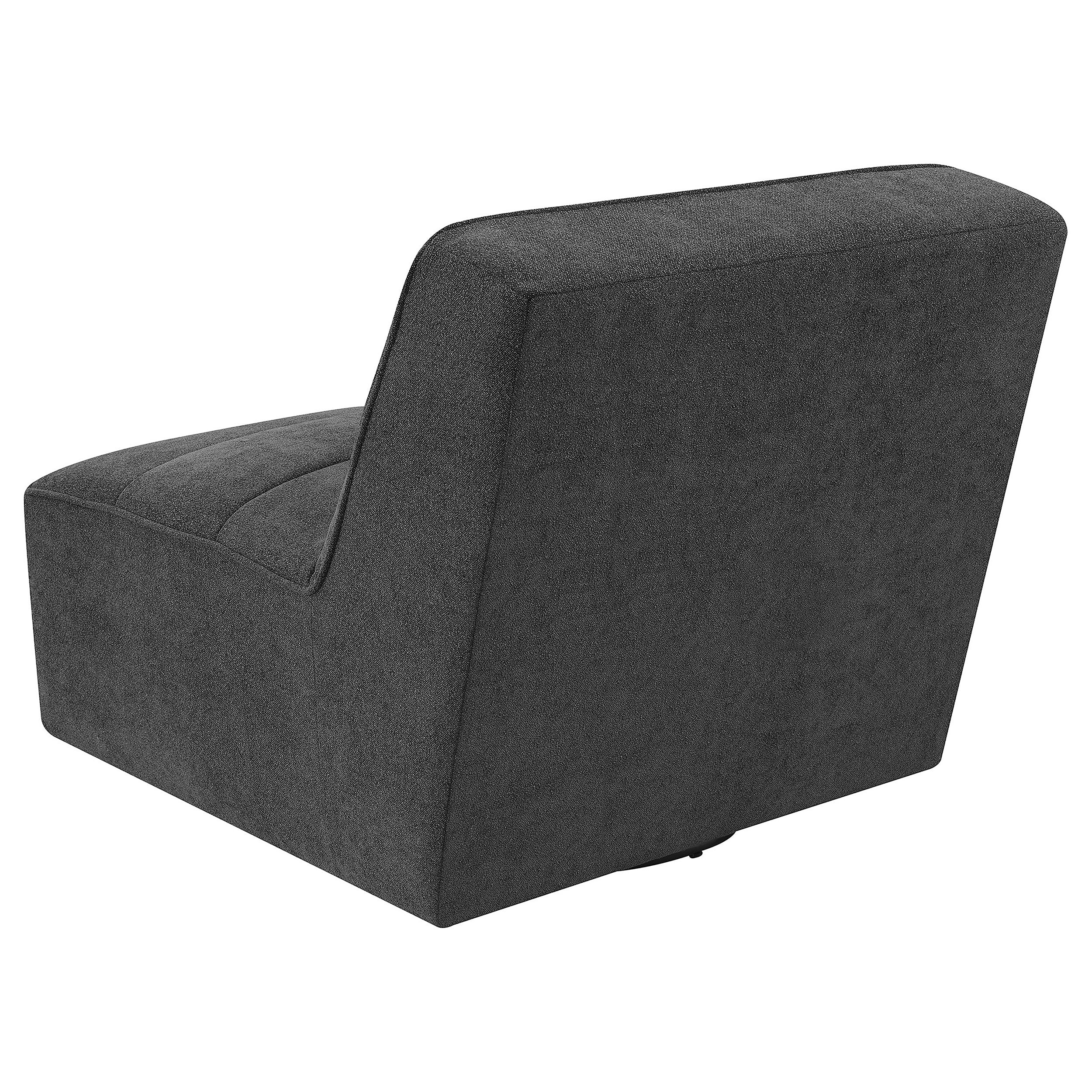 Cobie Upholstered Swivel Armless Chair