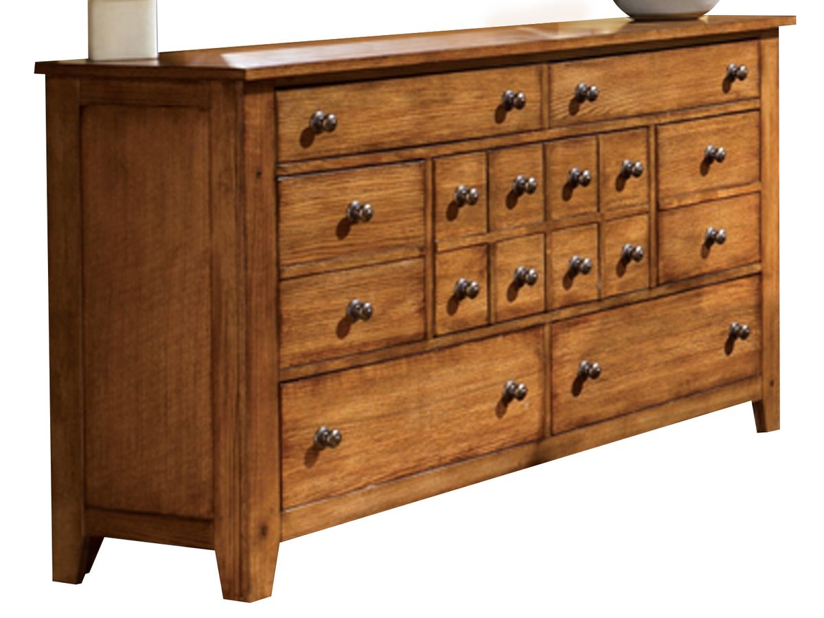 Liberty Furniture Grandpa's Cabin Dresser in Age Oak image