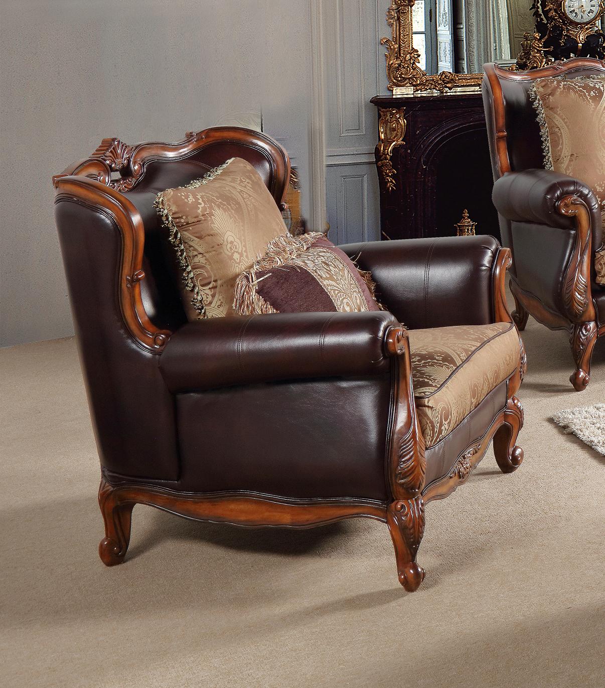 Anne Traditional Style Chair in Cherry finish Wood