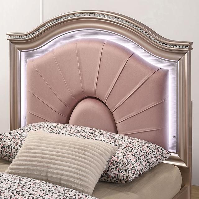 Allie Bed Beige & Pink