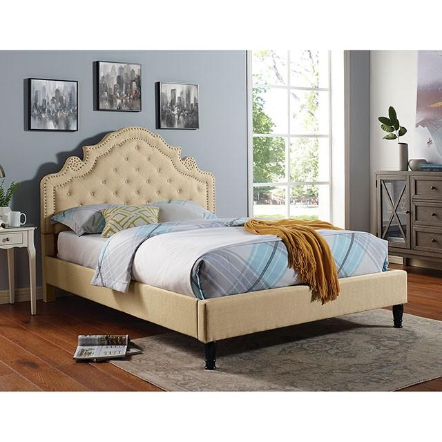 Aubree Bed Beige