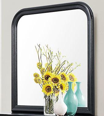 Galaxy Home Louis Phillipe Mirror in Black GHF-808857804365