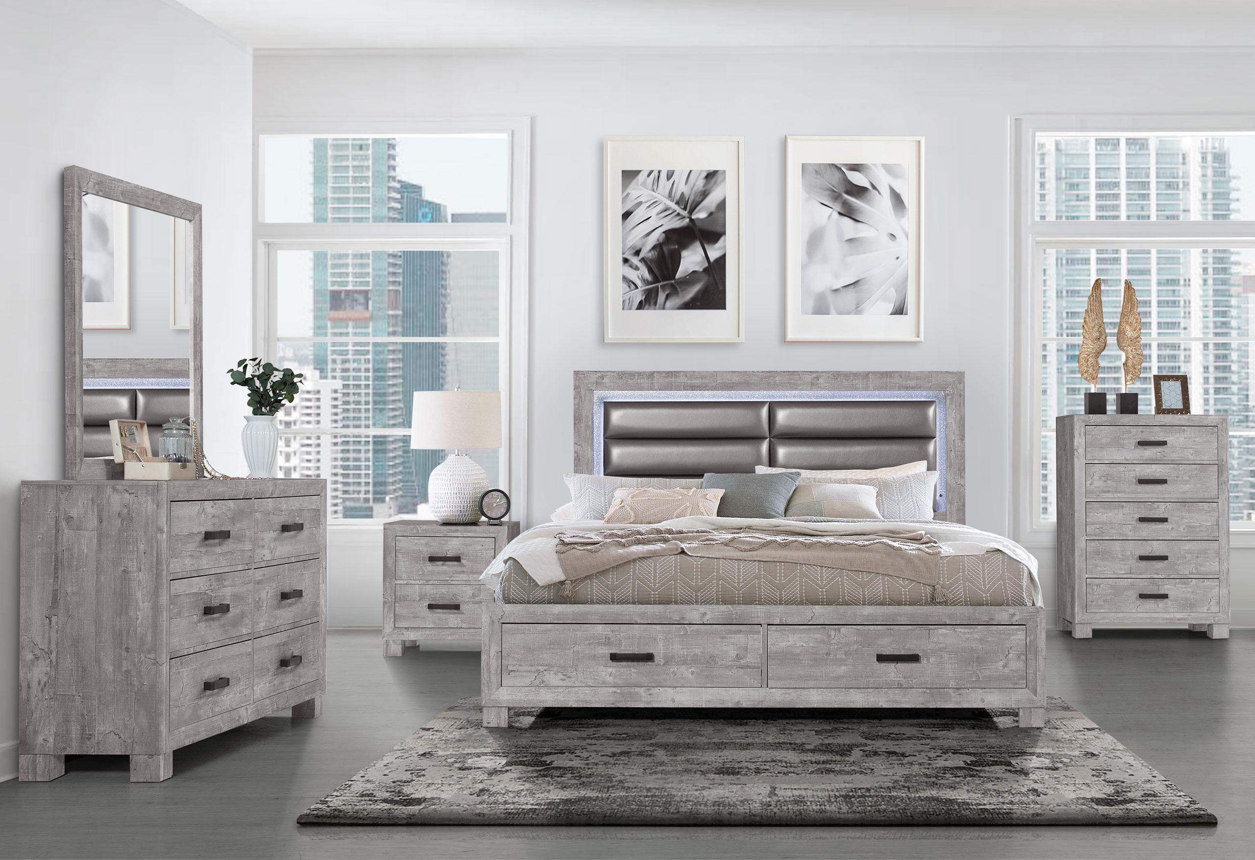 NOLAN GREY KING BED GROUP