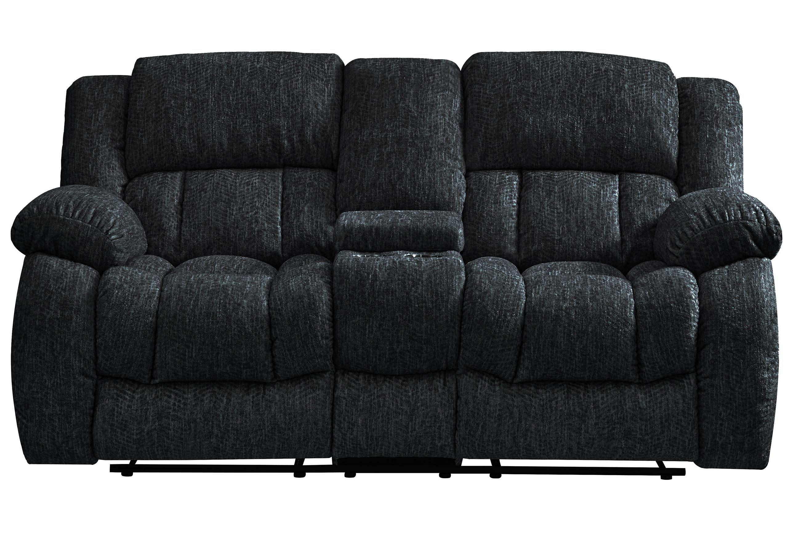 U250 EBONY CONSOLE RECLINING LOVESEAT