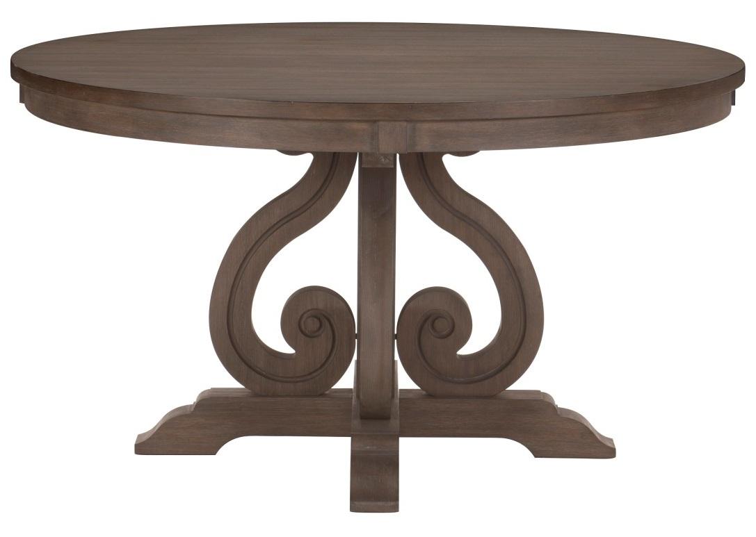 Toulon Round Dining Table in Dark Pewter 5438-54*