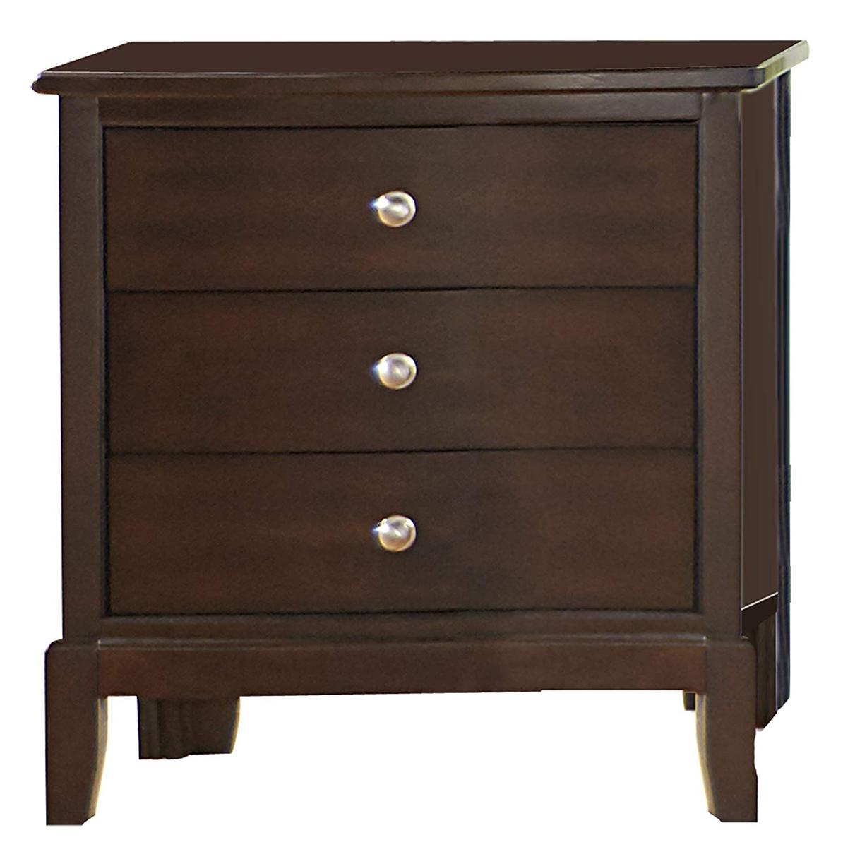 Cotterill 3 Drawer Nightstand in Cherry 1730-4