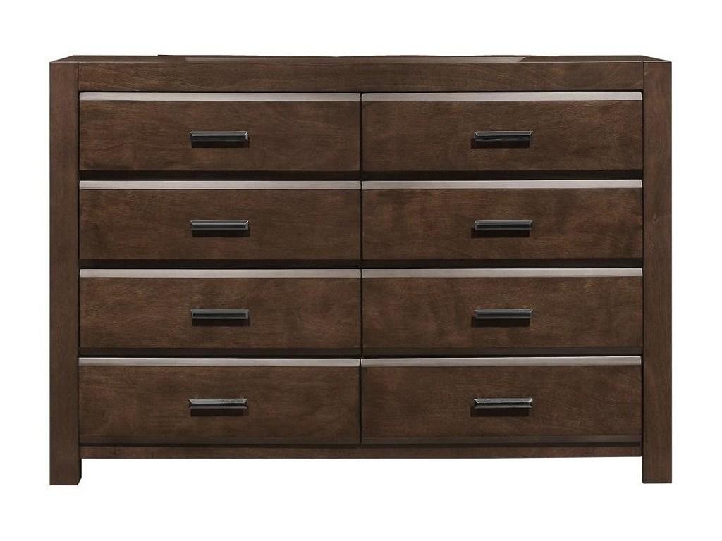 Erwan 8 Drawer Dresser in Dark Walnut 1961-5
