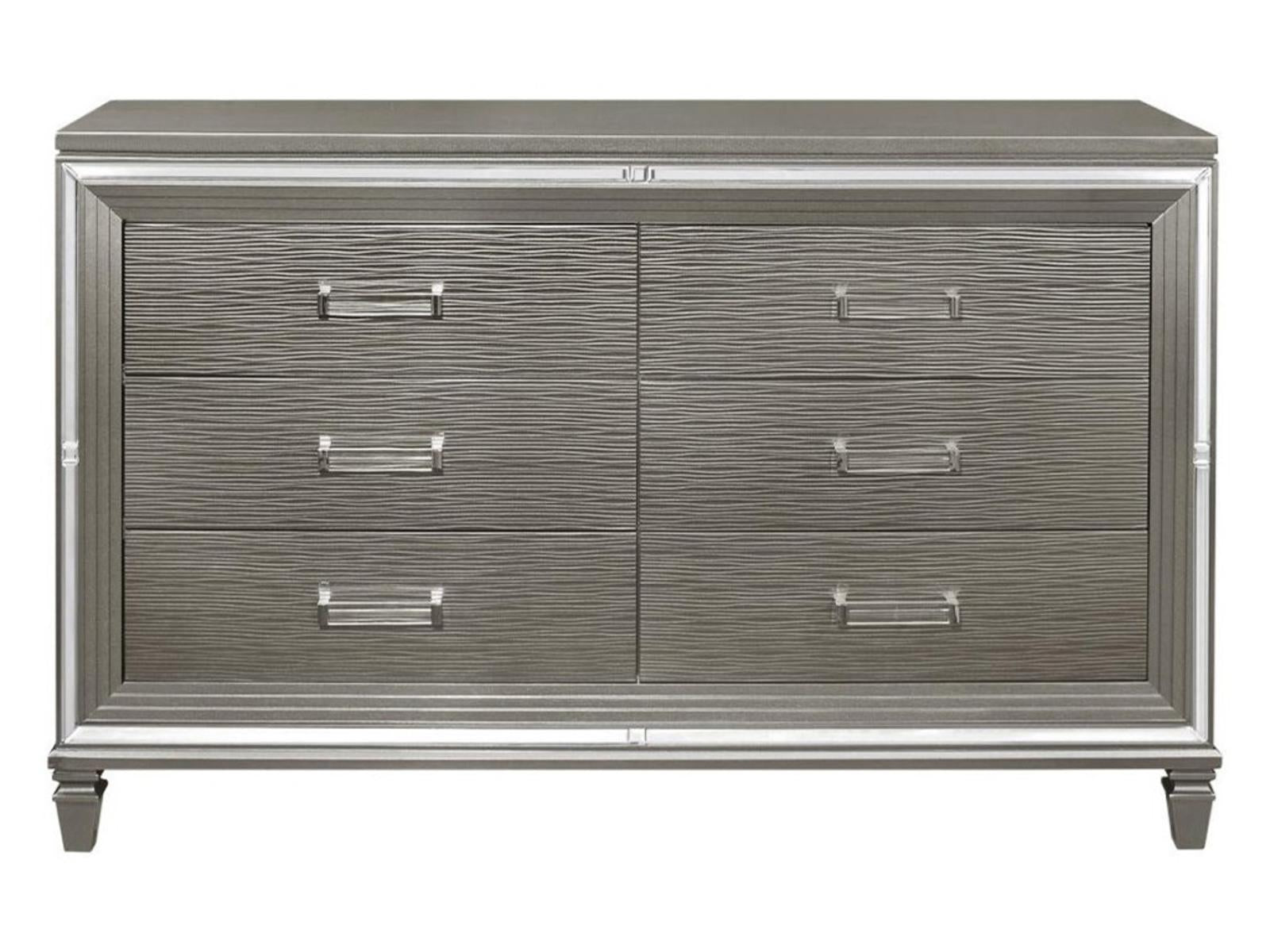 Tamsin Dresser in Silver Grey Metallic 1616-5