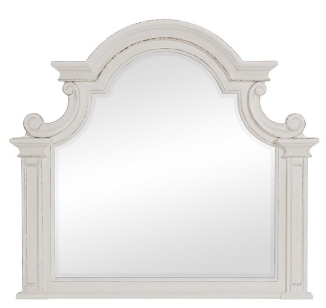 Baylesford Mirror in Antique White 1624W-6