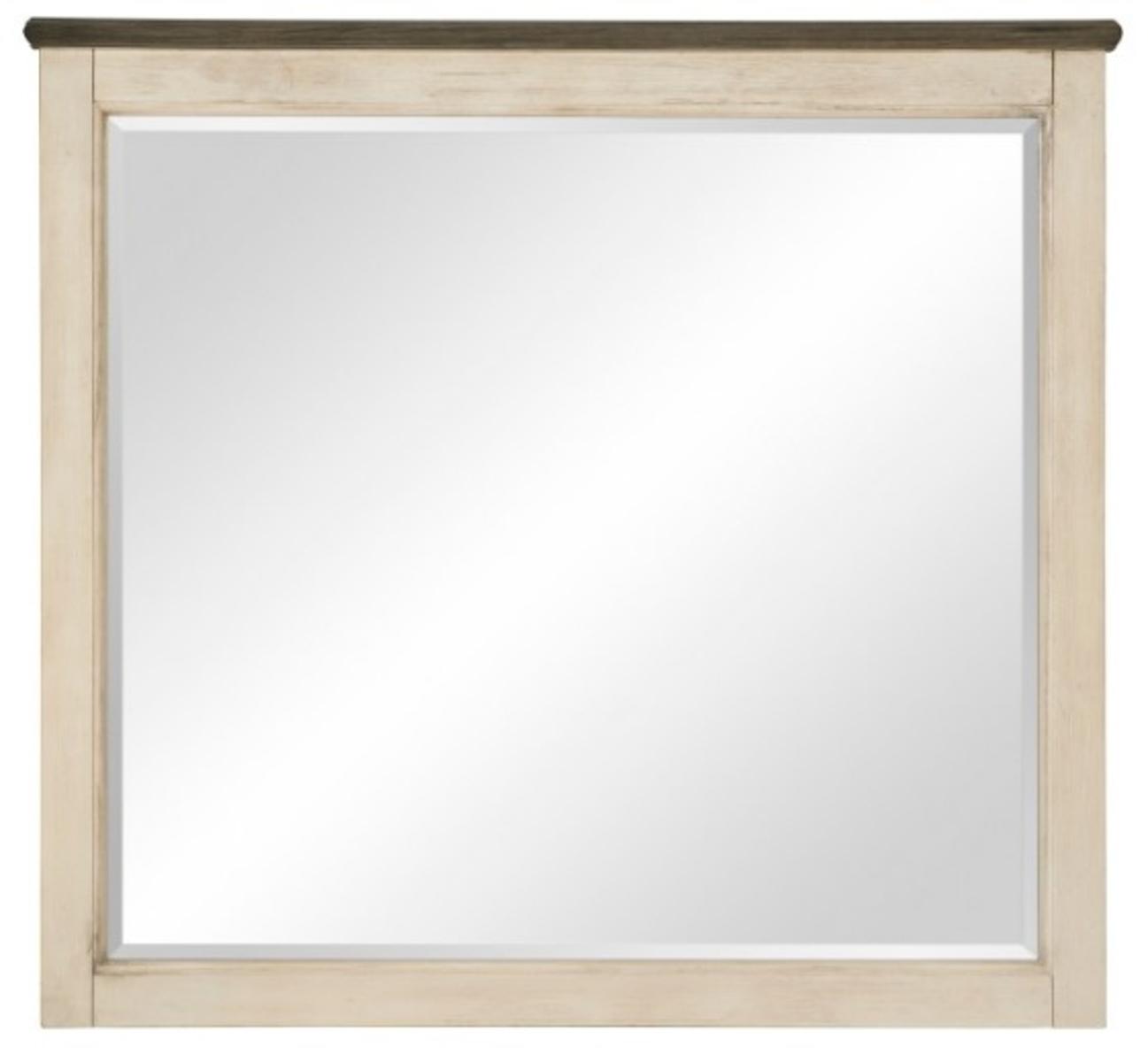 Weaver Mirror in Antique white 1626-6
