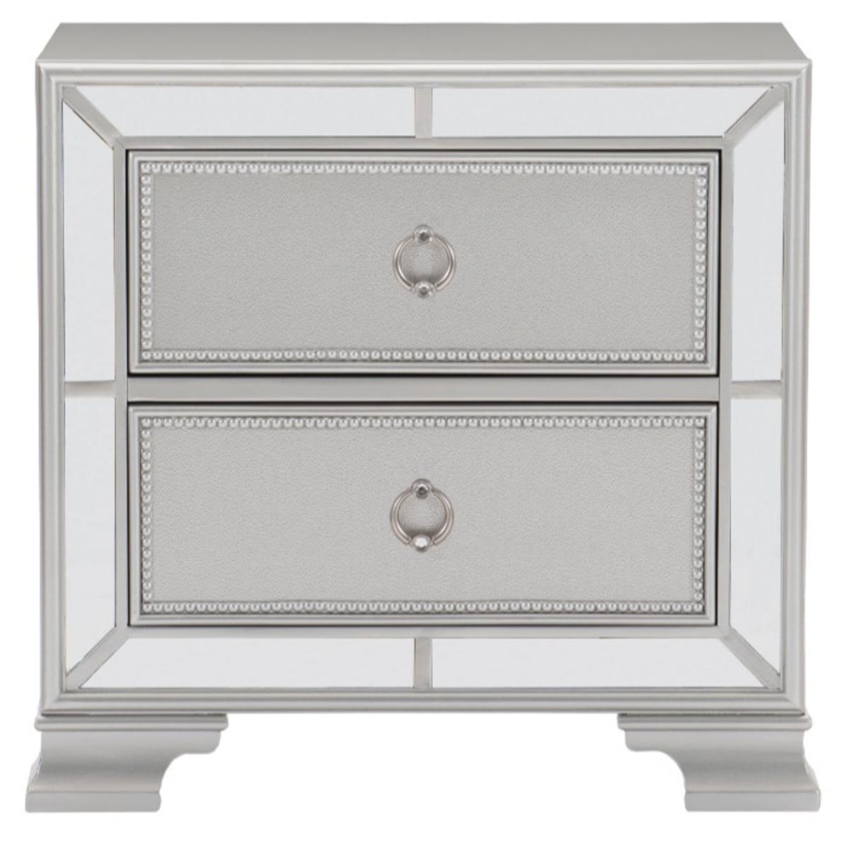 Avondale Nightstand in Silver 1646-4