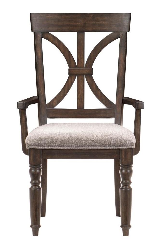 Cardano Arm Chair in Charcoal (Set of 2)