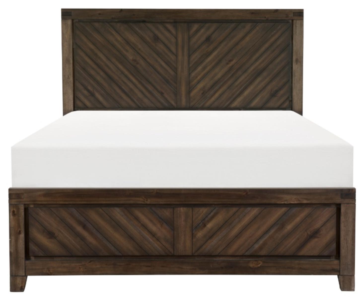 Parnell King Panel Bed in Rustic Cherry 1648K-1EK*