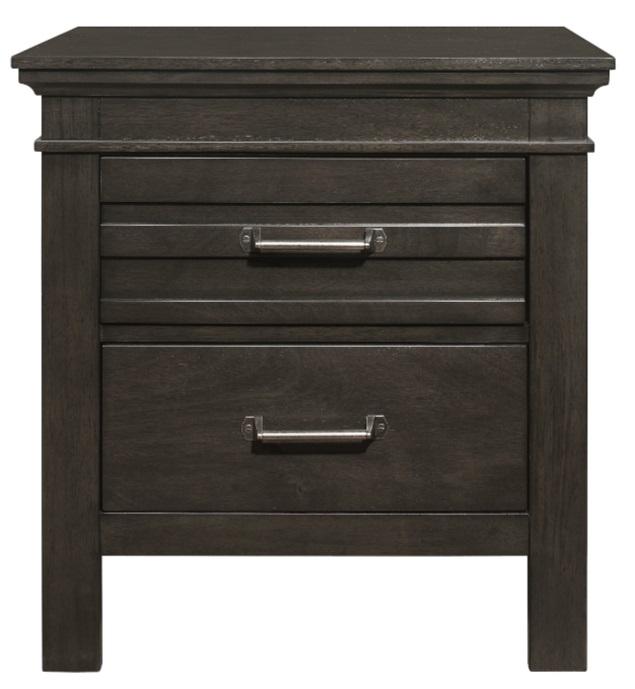 Blaire Farm Nightstand in Saddle Brown Wood 1675-4