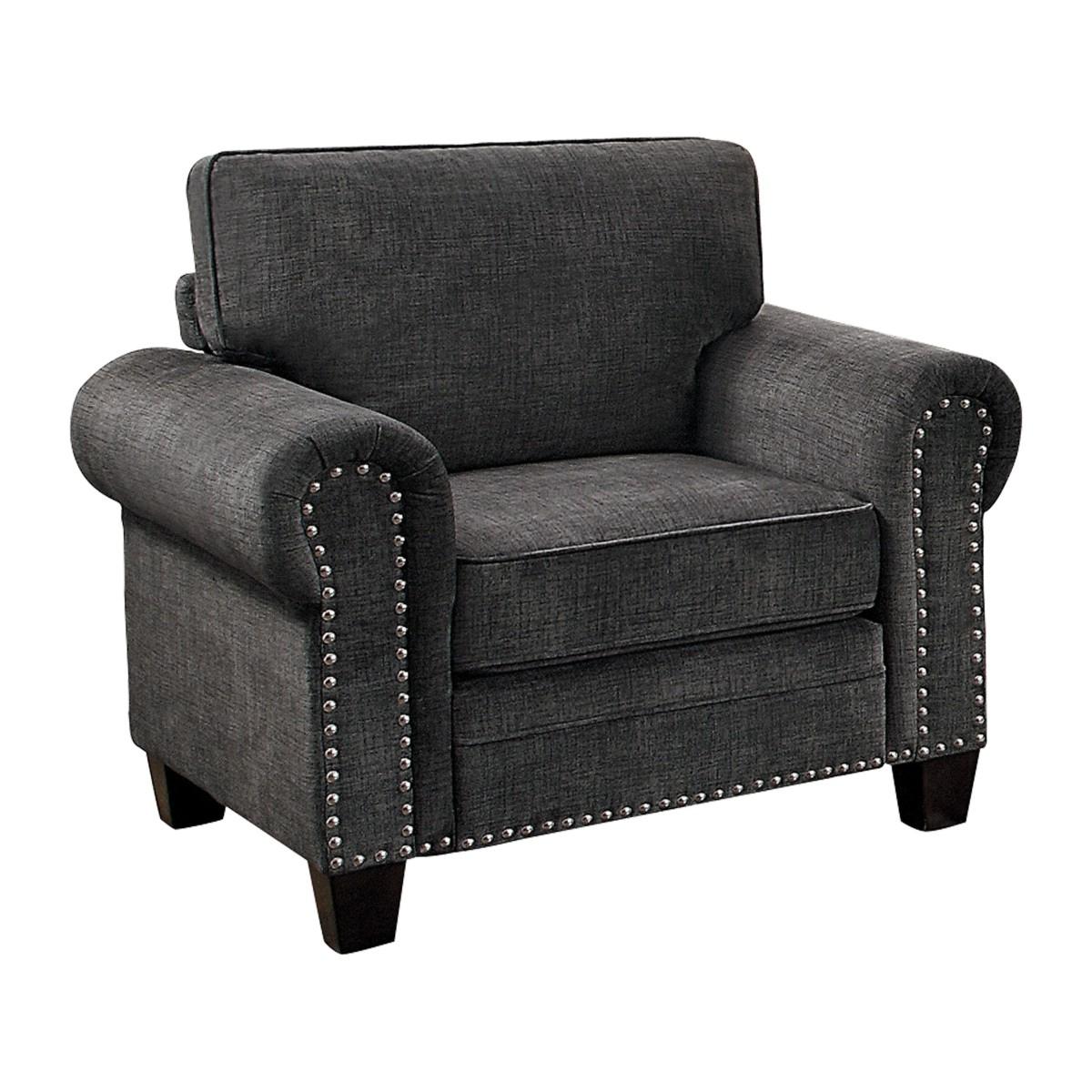 Cornelia Chair in Dark Gray 8216DG-1