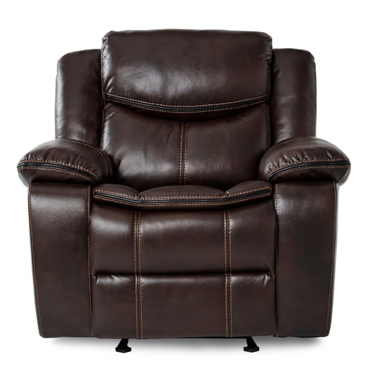 Bastrop Glider Reclining Chair in Brown 8230BRW-1