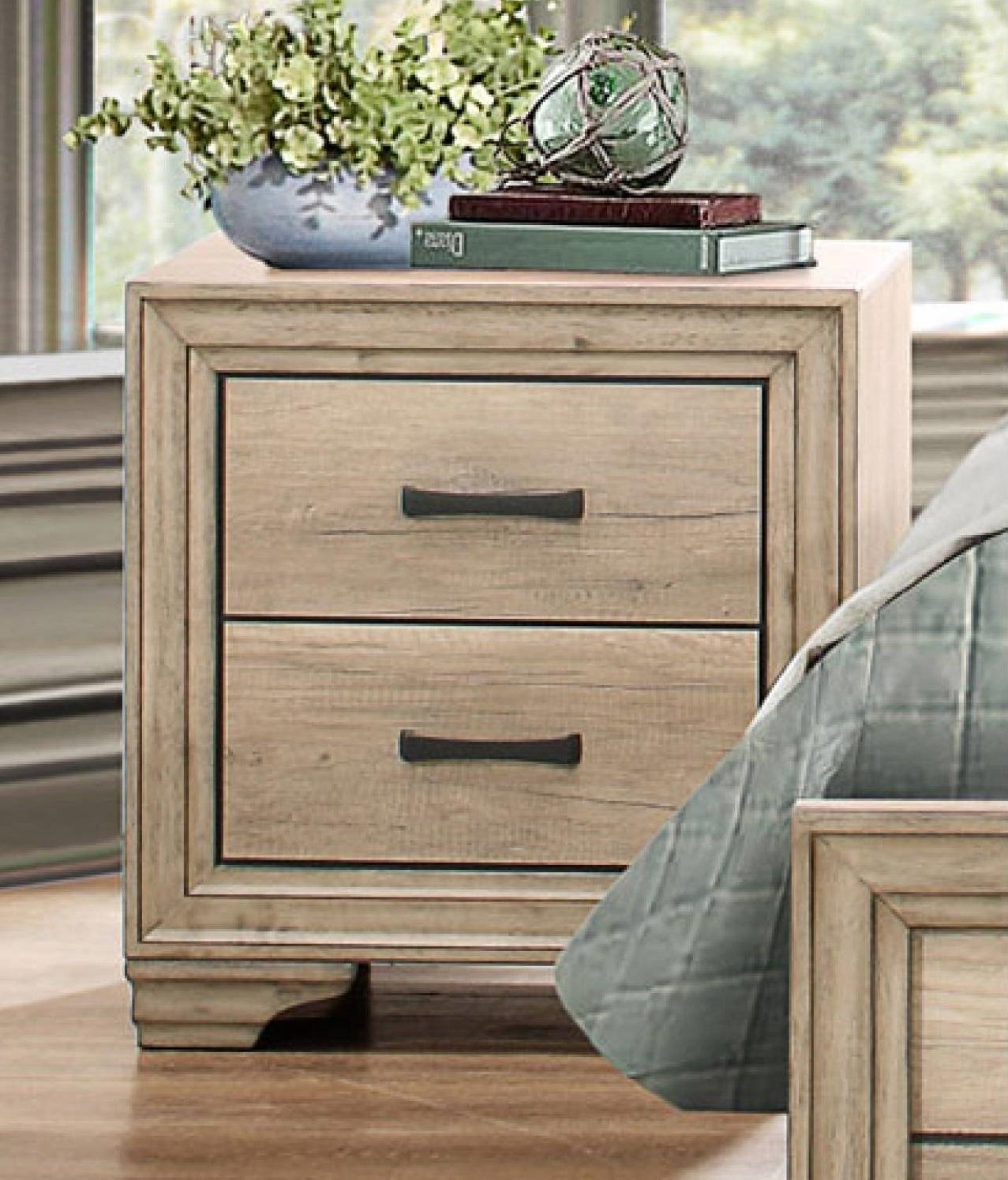 Lonan 2 Drawer Nightstand in Natural 1955-4