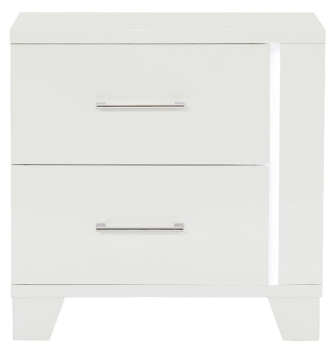 Kerren Nightstand in White 1678W-4