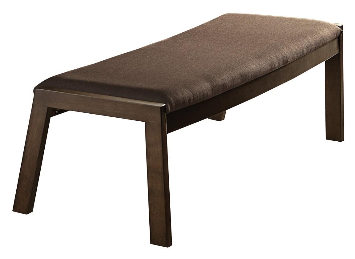 Compson 60"Bench in Natural and Walnut 5431-14