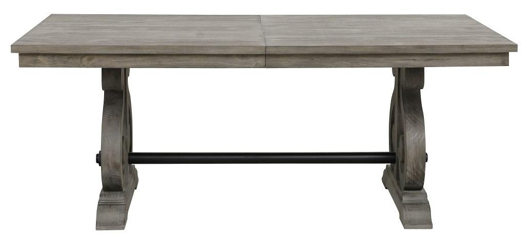 Toulon Dining Table in Dark Pewter 5438-96*