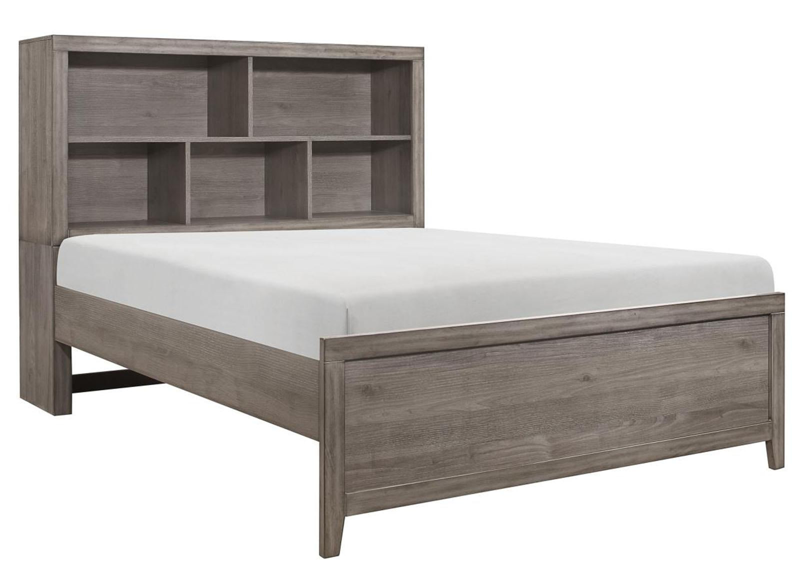 Woodrow Twin Platform Bed in Gray 2042NBT-1*