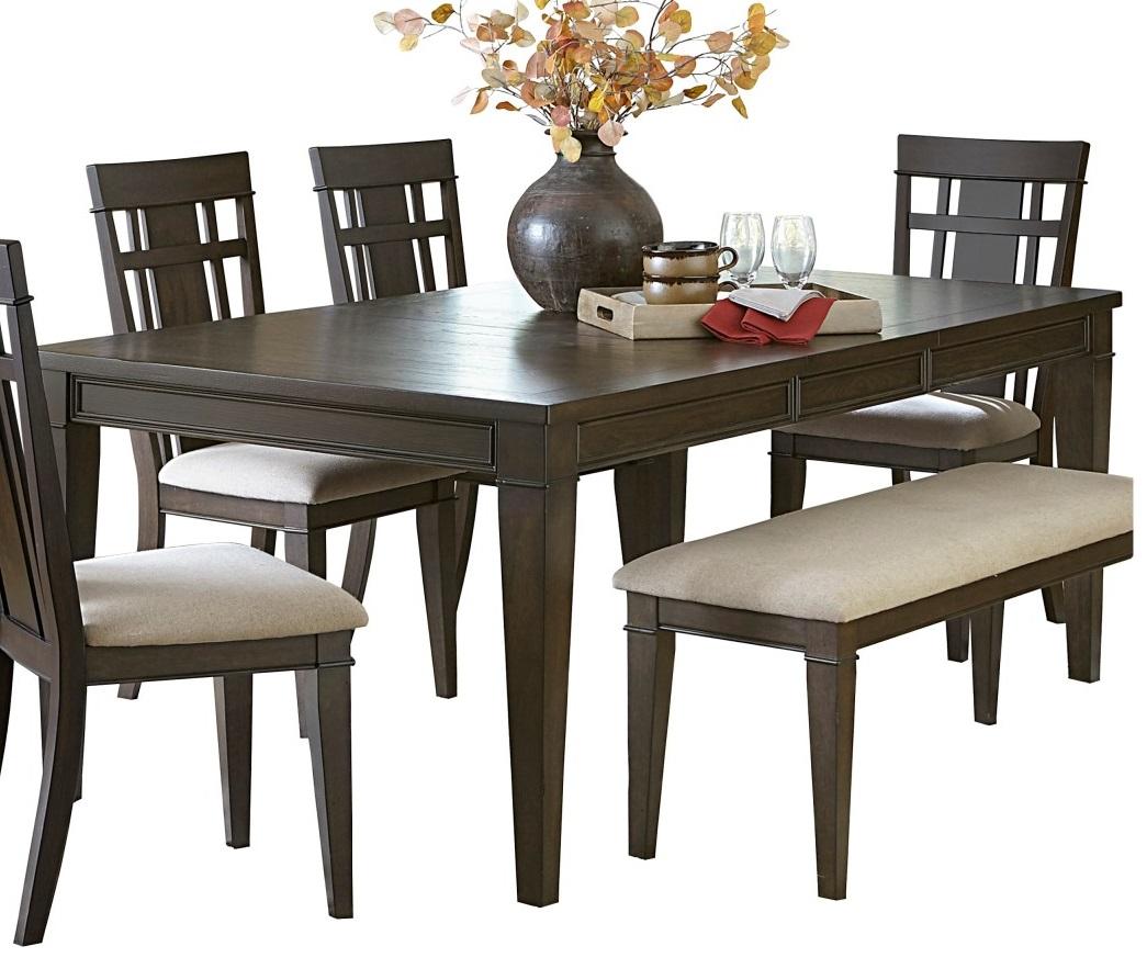 Makah Dining Table in Dark Brown 5496-78