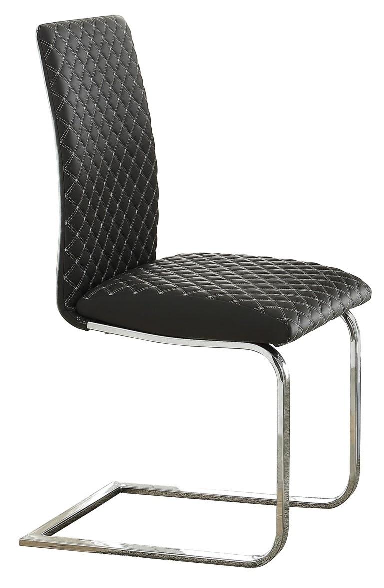 Yannis Side Chair in Chrome Metal (Set of 2)