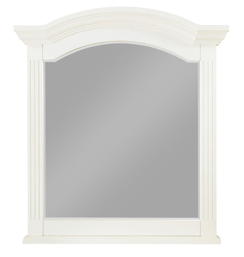 Meghan Mirror in White 2058WH-6