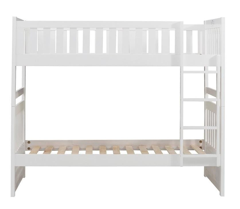 Galen Twin/Twin Bunk Bed in White B2053W-1*