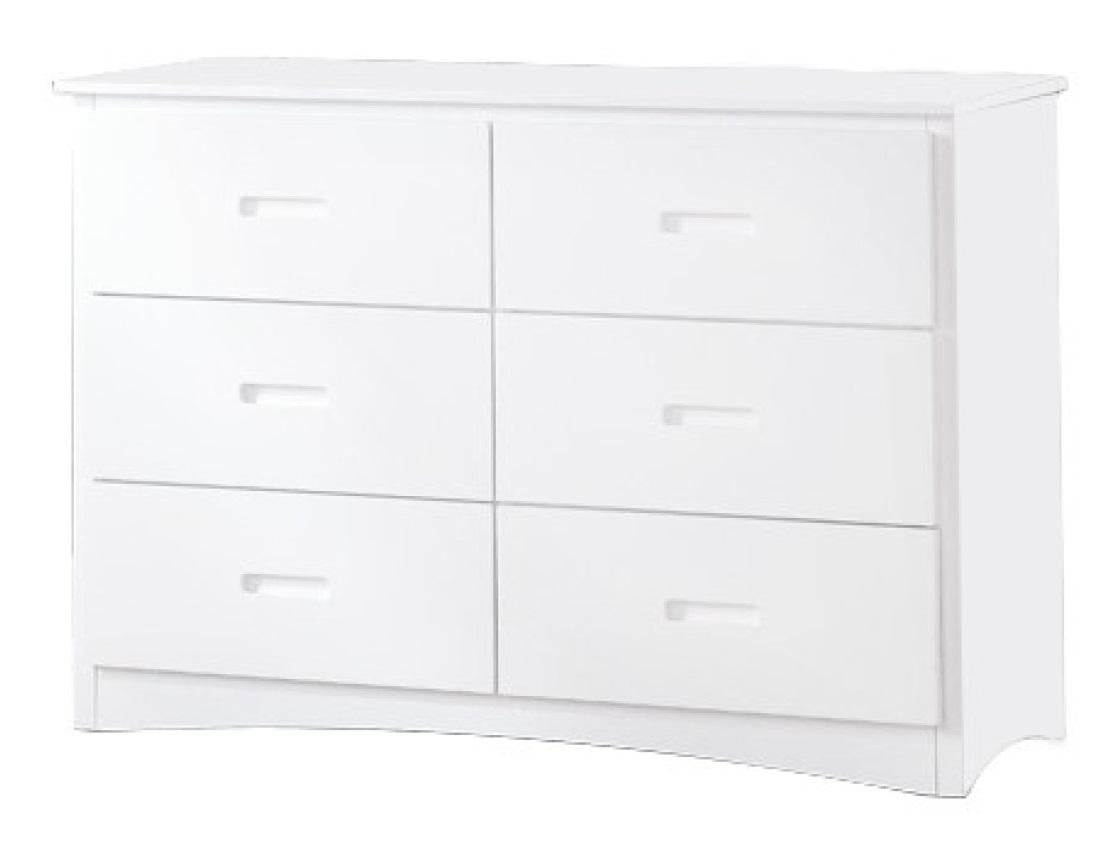 Galen 6 Drawer Dresser in White B2053W-5